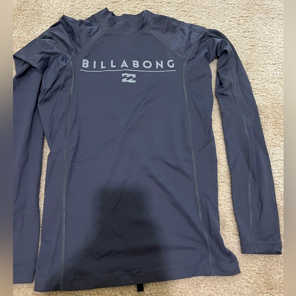 Billabong gray sun surf shirt size small